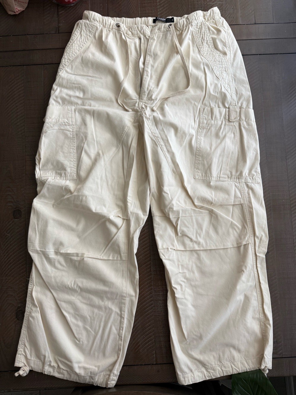 Jaded London Cream Cargo Pants